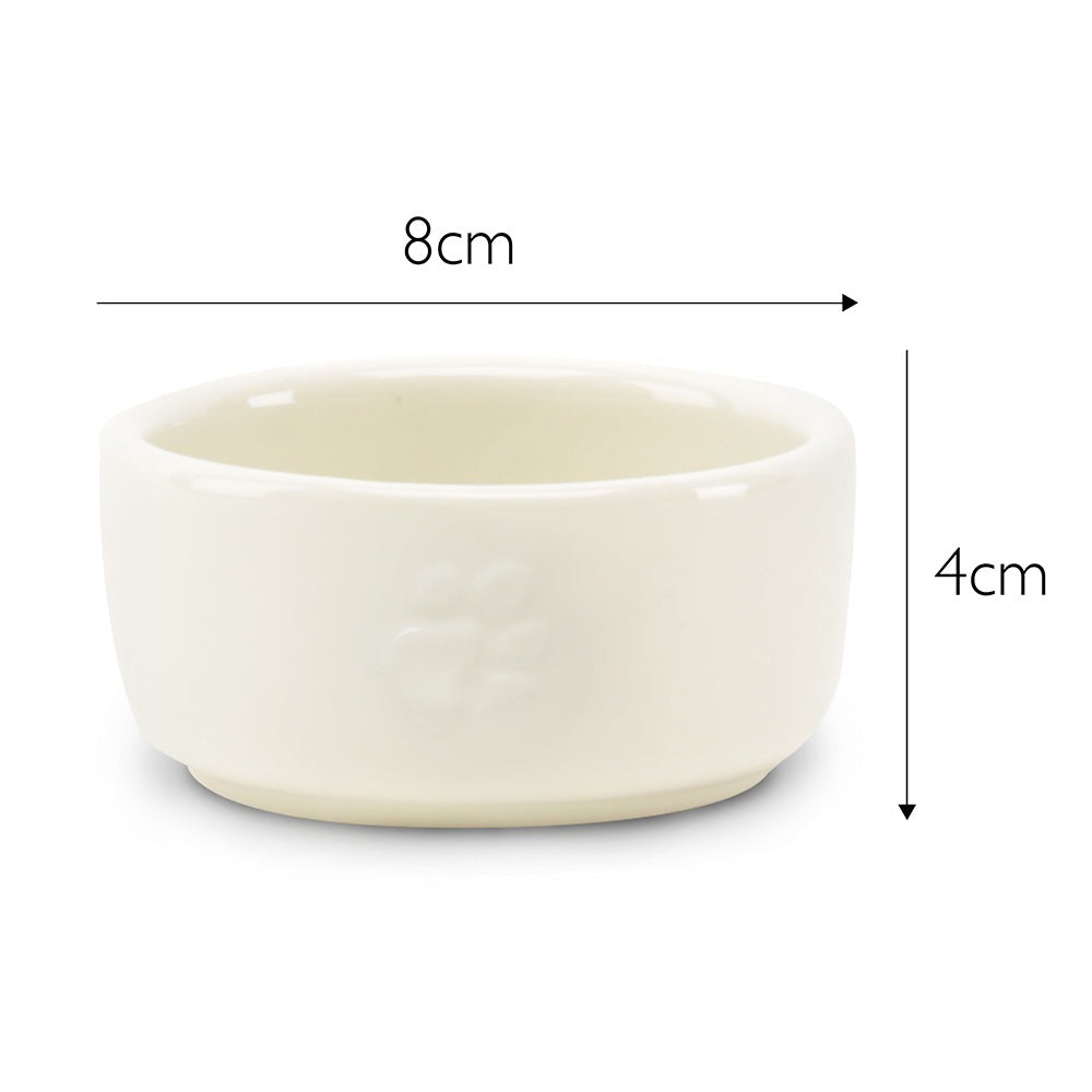 Scruffs Icon Small Pet Bowl 8cm Cream