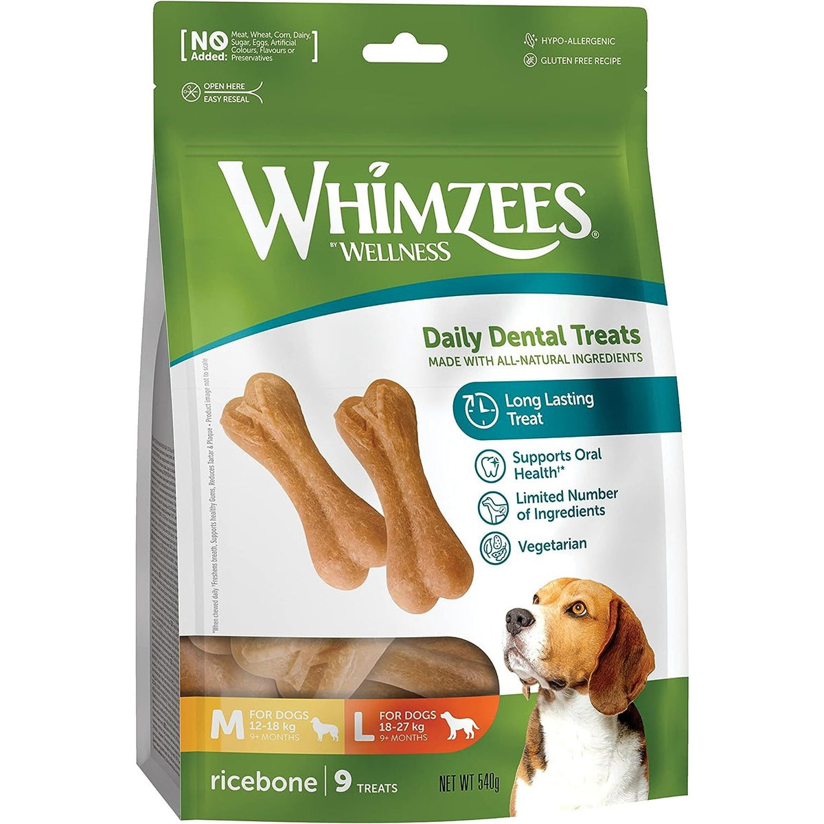 Wet food Whimzees Daily Dental Treats 56 Units