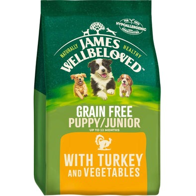James Wellbeloved Puppy - Turkey & Veg Grain Free 1.5kg