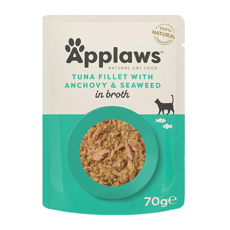 Applaws Cat - Broth Pouch Tuna With Anchovy 70g
