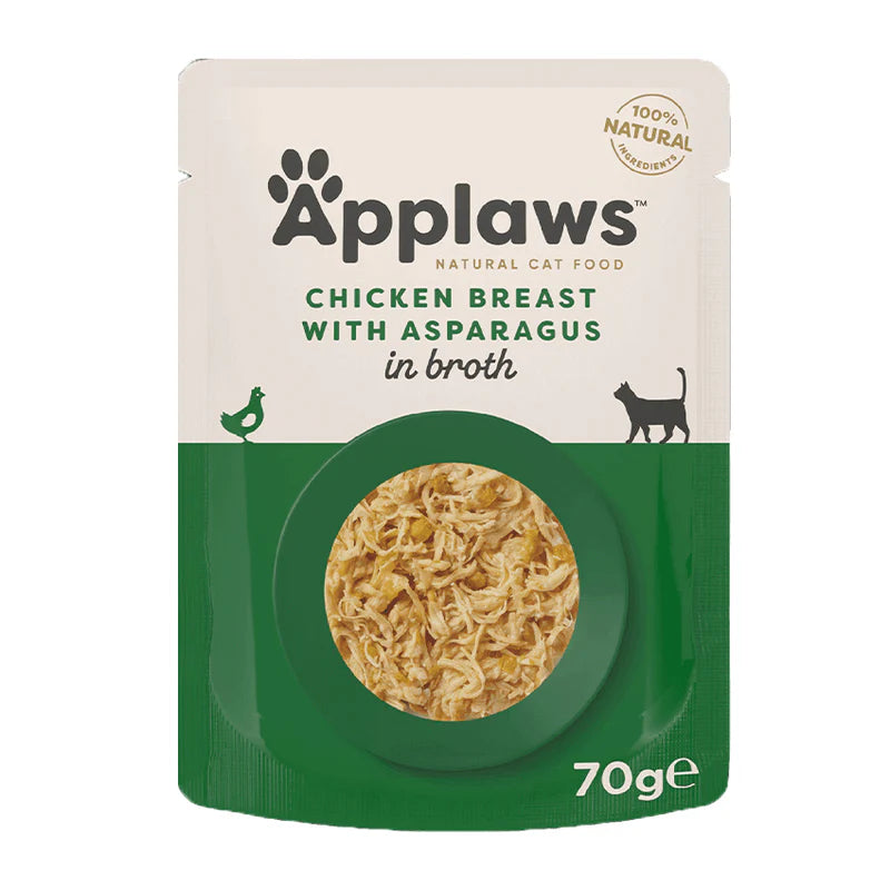 Applaws Cat - Broth Pouch Chicken With Asparagus 70g