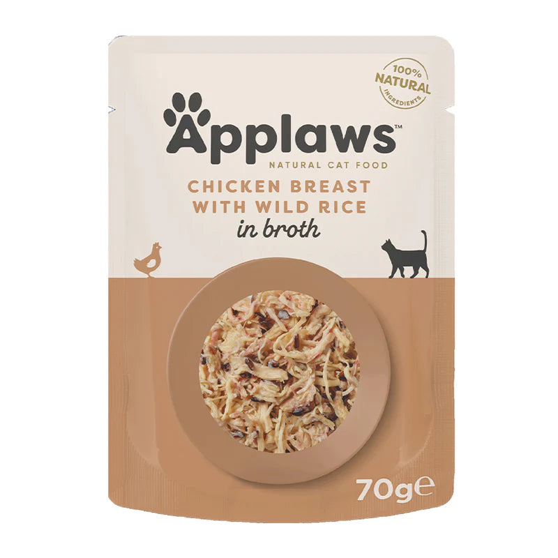 Applaws Cat - Broth Pouch Chicken With Rice 70g
