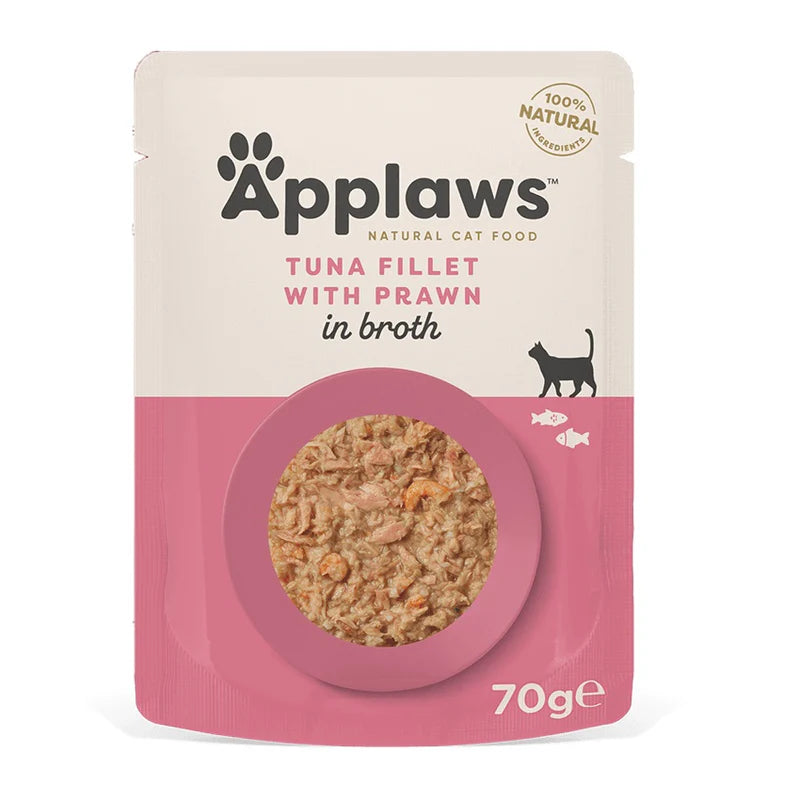 Applaws Cat - Broth Pouch Tuna With Prawn 70g