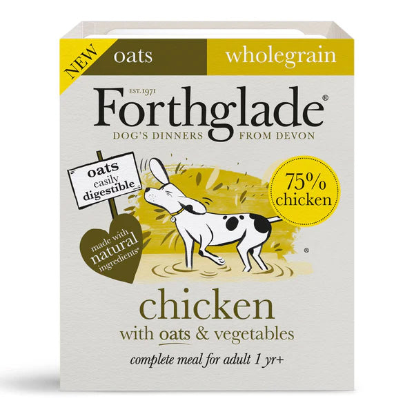 Forthglade Adult Complete Wholegrain Chicken With Oats & Veg 395g
