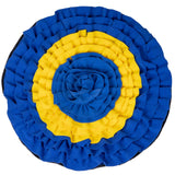 QHP Snuffle Mat For Horses Blue/Yellow