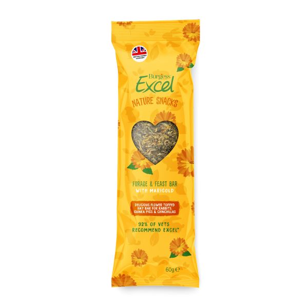 Excel Forage & Feast Hay Bar Marigold 60g