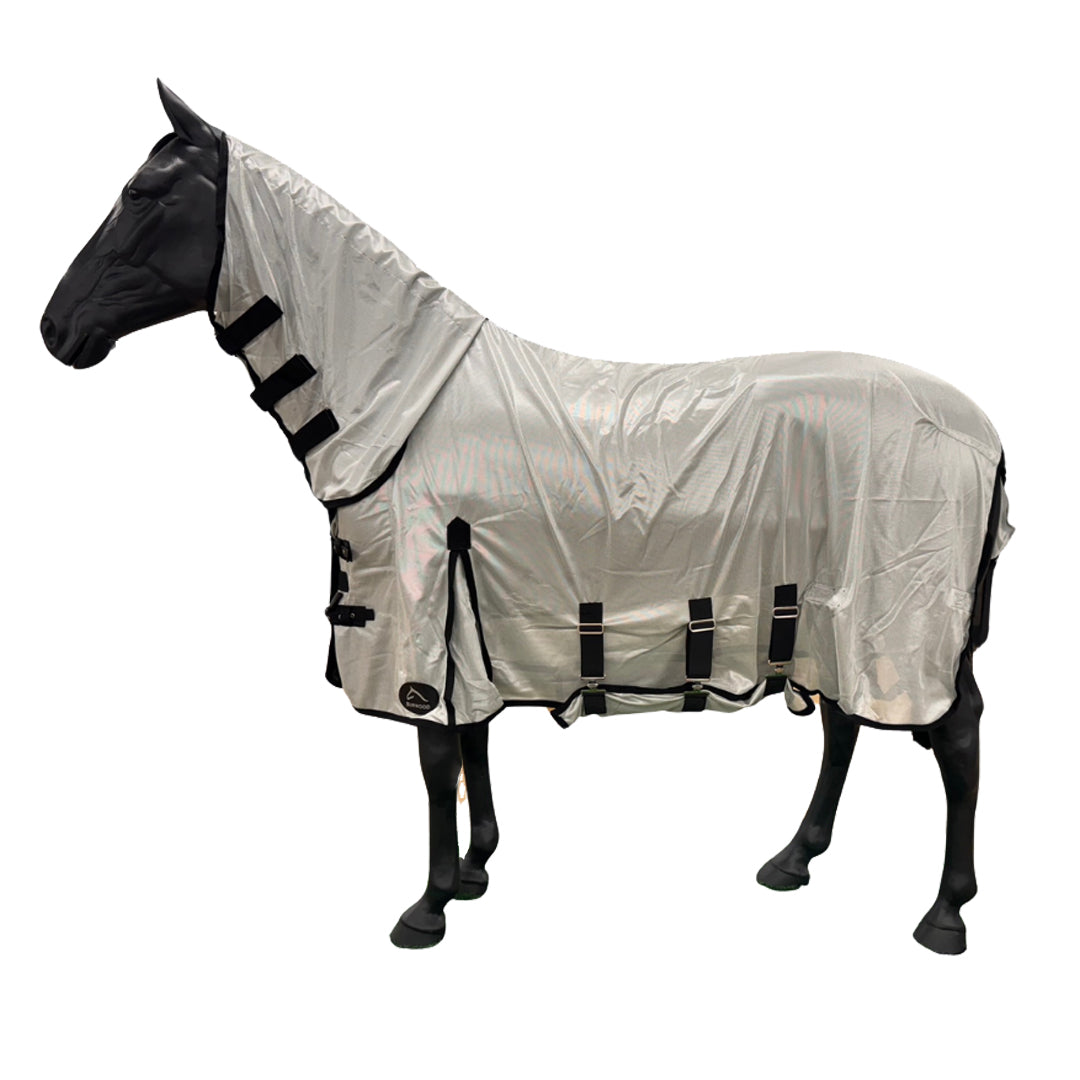 Burwood Fly Rug Grey / Black