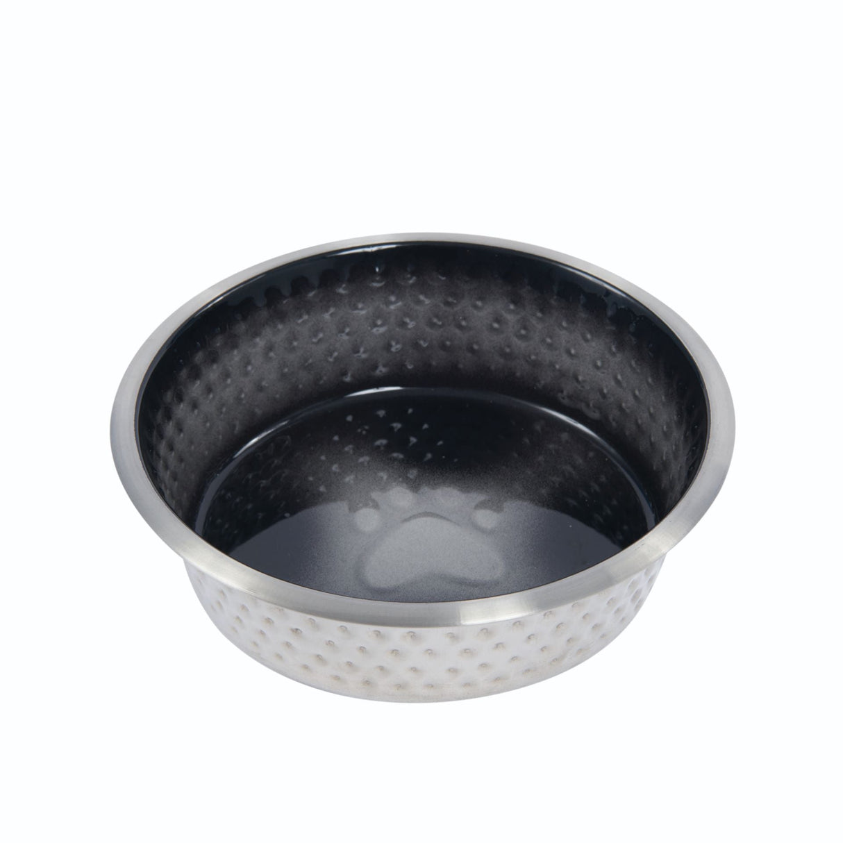 Weatherbeeta Non Slip Stainless Steel Silicone Shade Dog Bowl Black 16.5cm