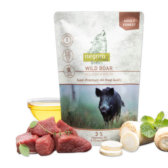 Isegrim Adult Wild Boar Pouch 410g