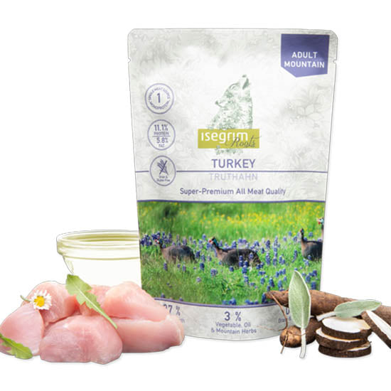 Isegrim Adult Turkey Pouch 410g