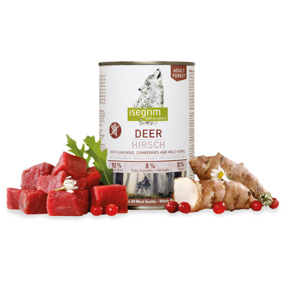 Isegrim Adult Deer & Sunchoke Tin 800g