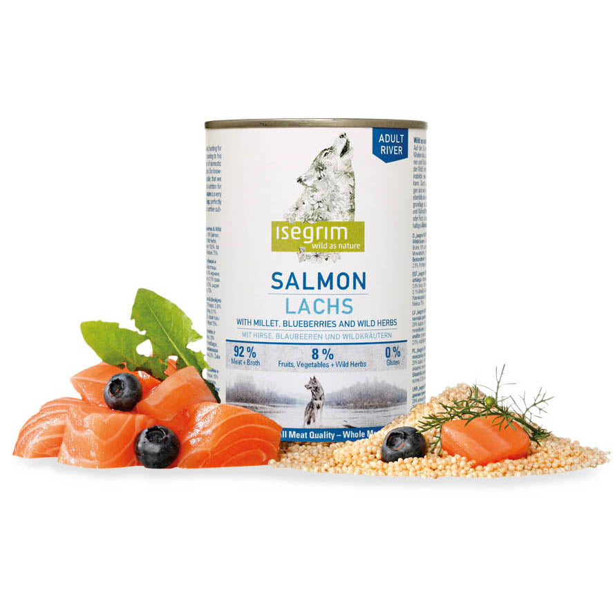 Isegrim Adult Salmon Tin 800g