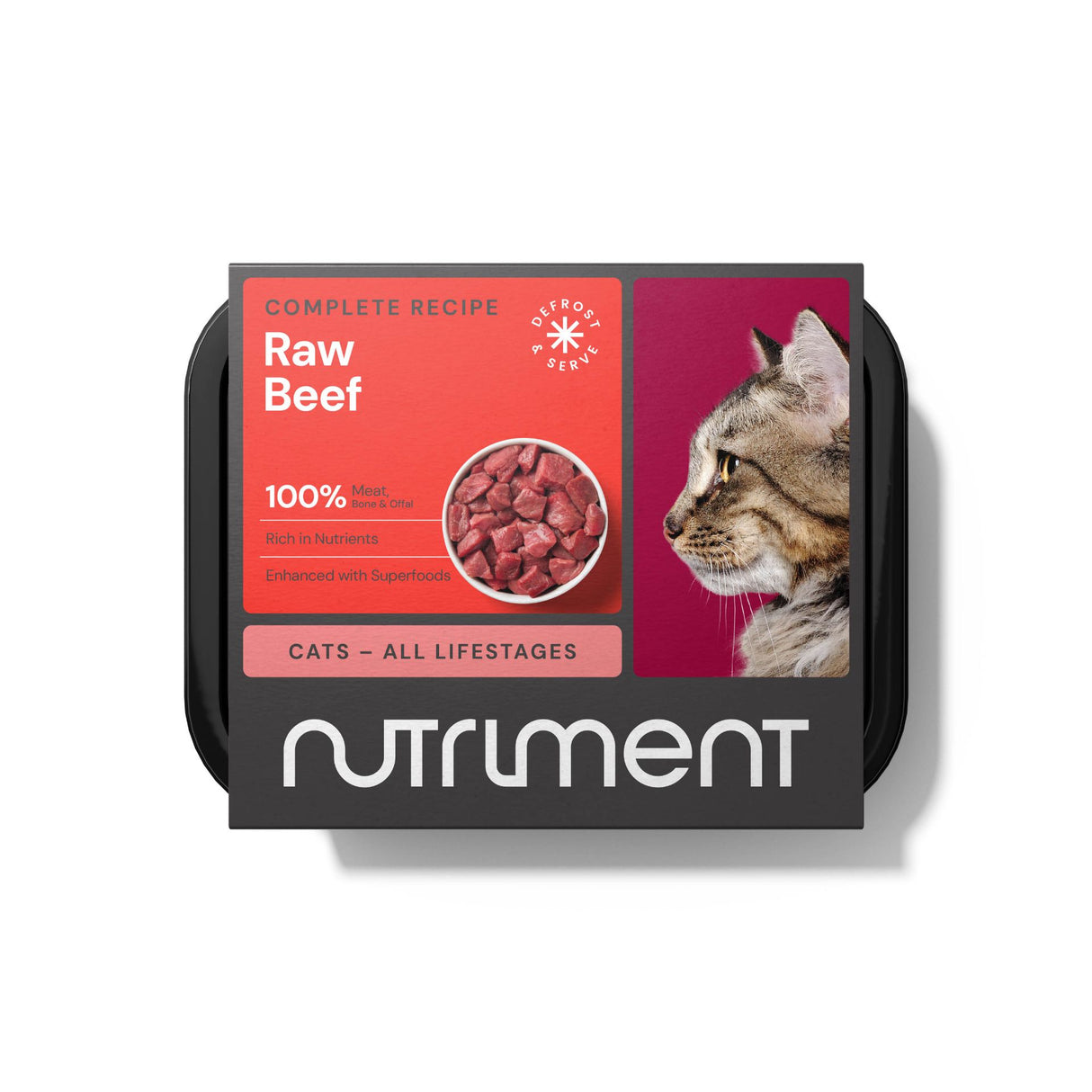 Nutriment Cat - Dinner For Cats 175g Beef