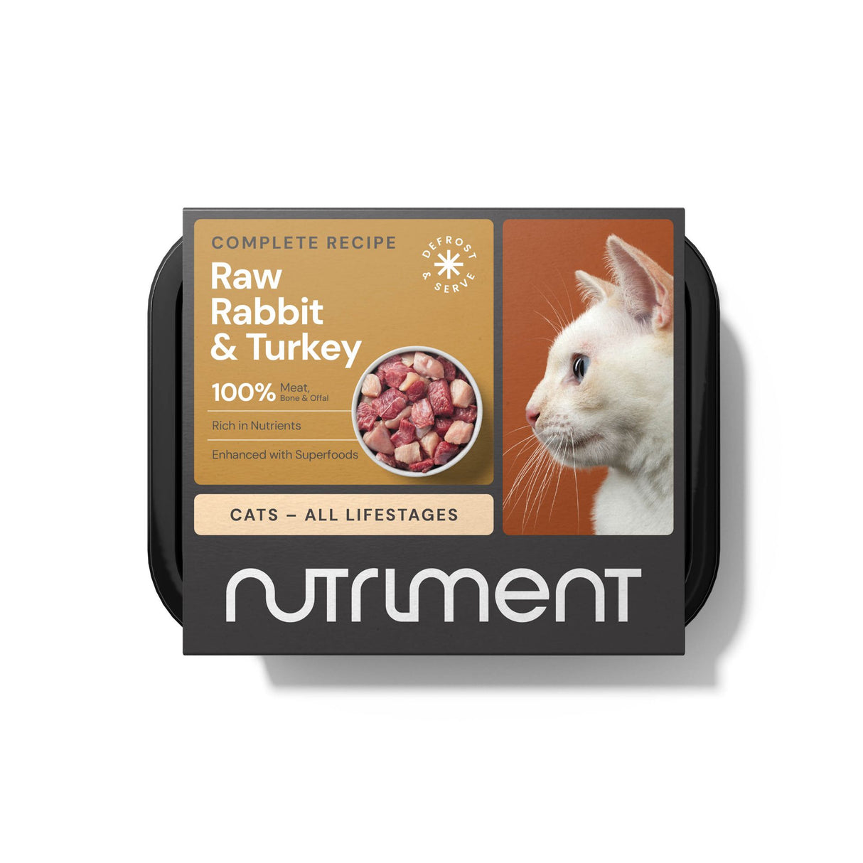 Nutriment Cat - Dinner For Cats 175g Rabbit & Turkey