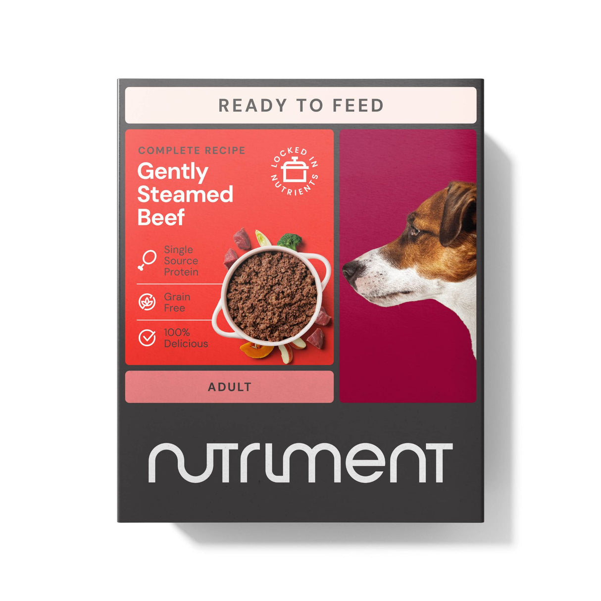 Nutriment Dog - Adult Gently Steamed Beef 395g