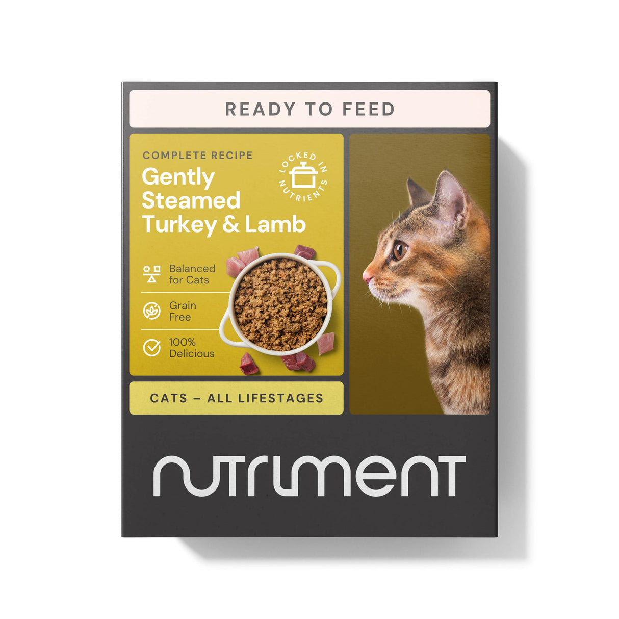 Nutriment Cat - Gently Steamed Recipe Turkey & Lamb for Cats 395g