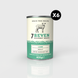 Seven Dog - Adult Lamb Grain Free Tins 6x400g
