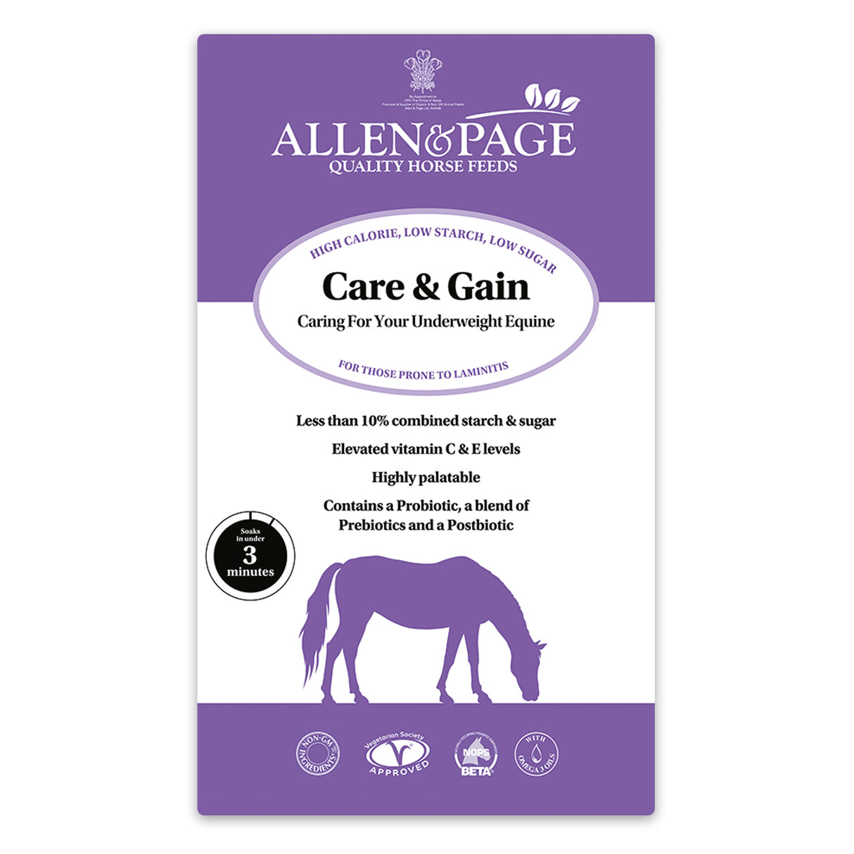 Allen & Page Care And Gain 20kg