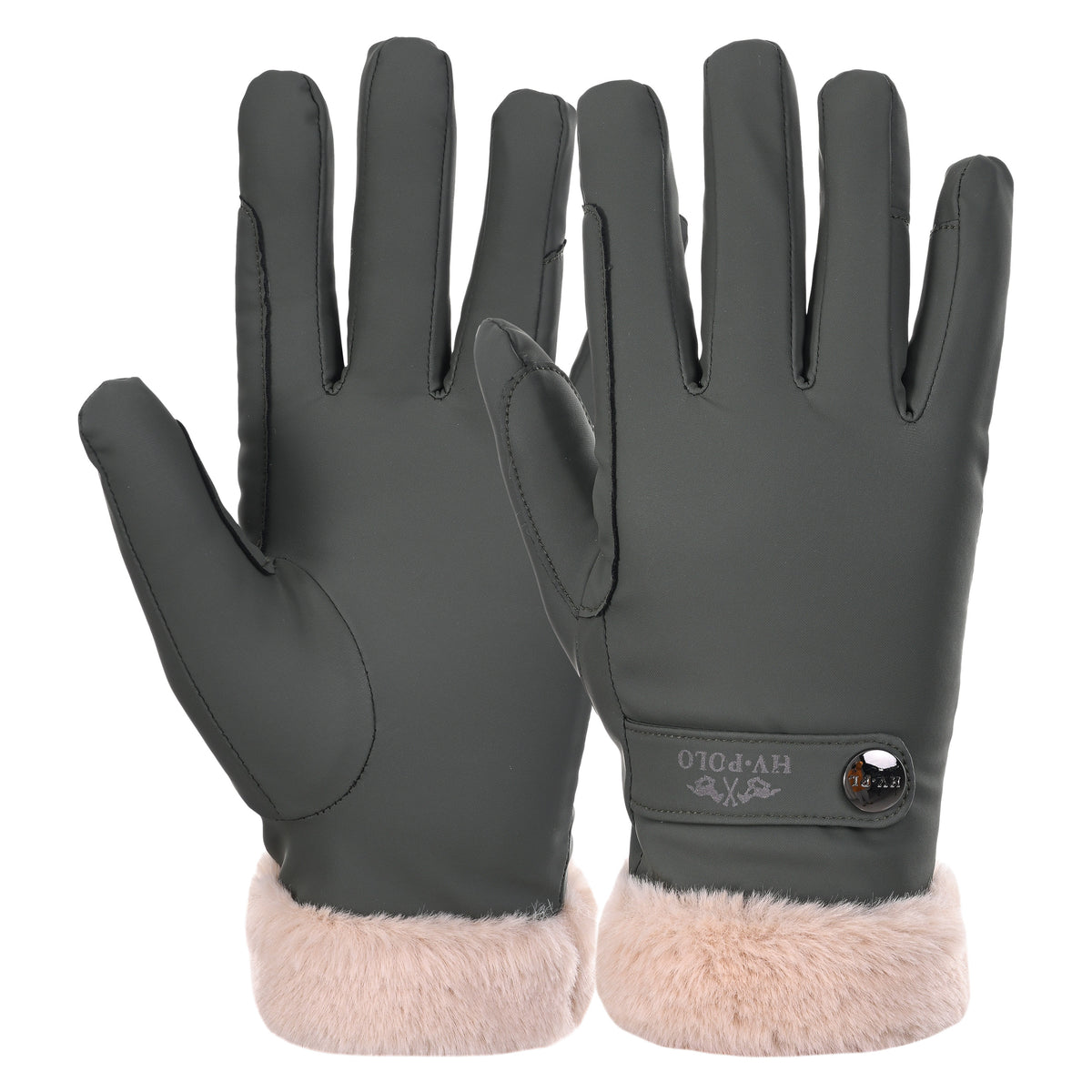 HV Polo Gloves HVPGarnet Forest Green
