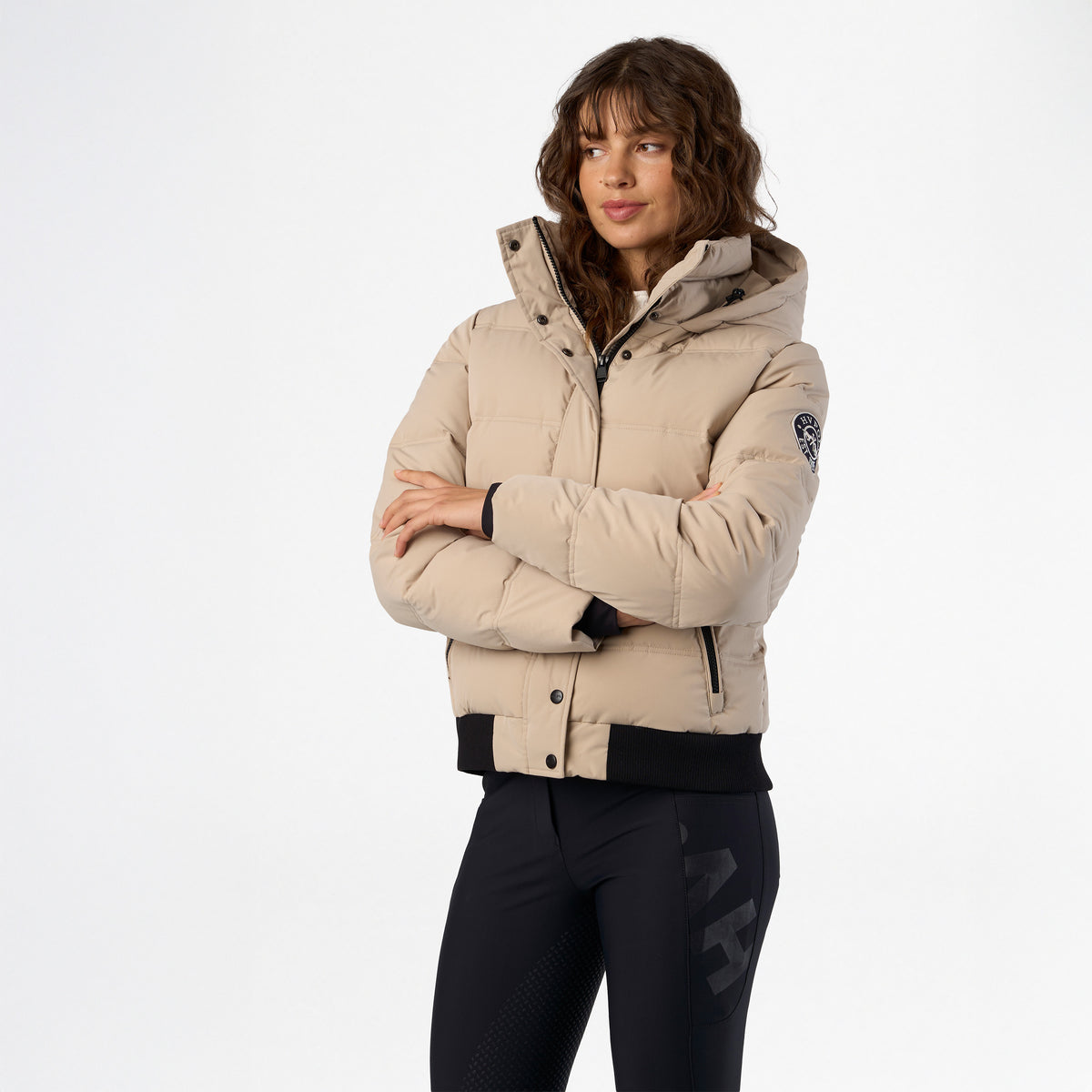HV Polo Jacket HVPRochella Chalk