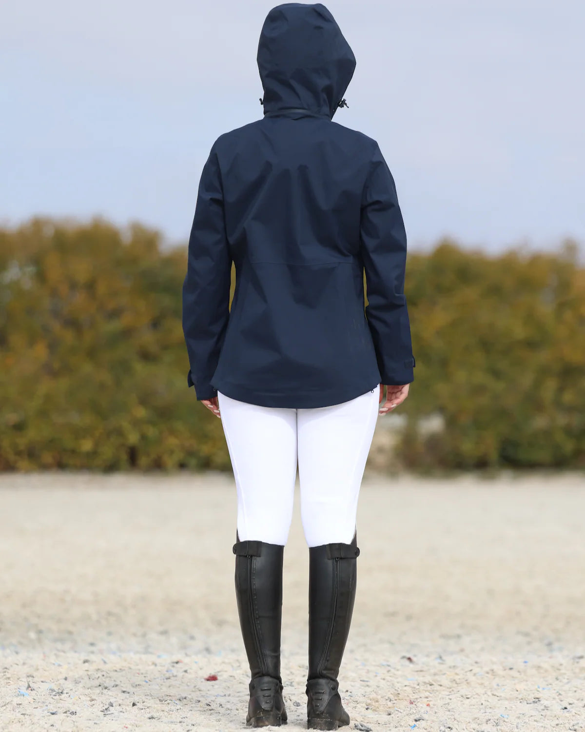 EQUIDRY Women's Varsha Waterproof Riding Jacket Navy