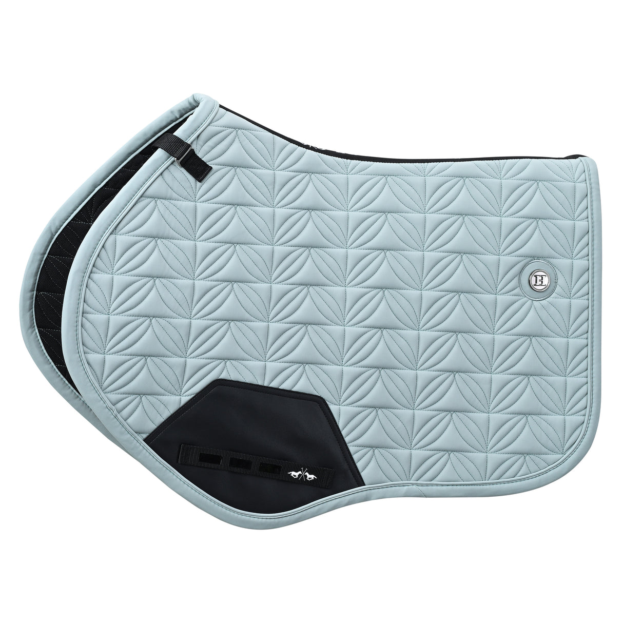 HV Polo Saddlepad HVPElisa GP Aqua Sky Full