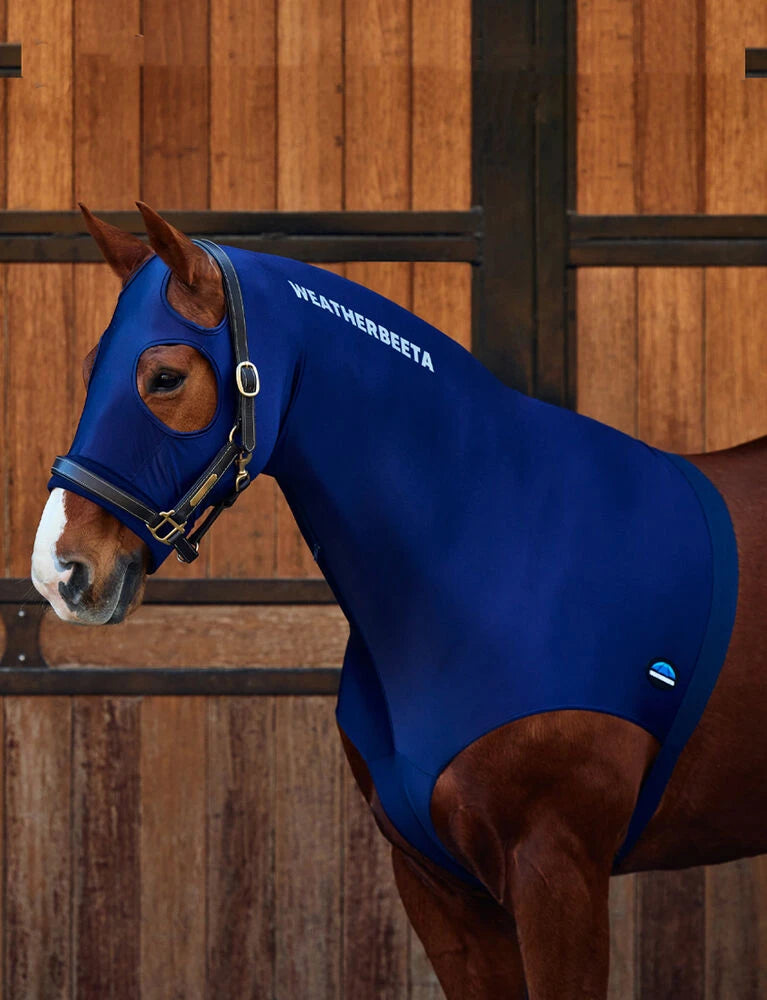 Weatherbeeta Stretch Hood with Zip Navy