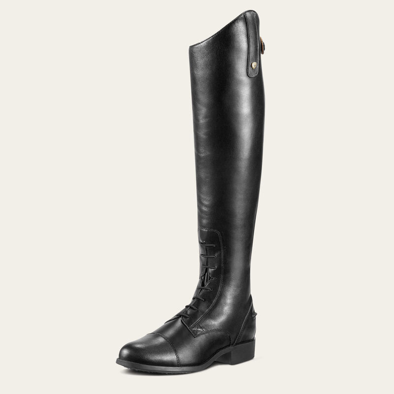 Ariat Mens Heritage Contour Field Zip Tall Riding Boot Black