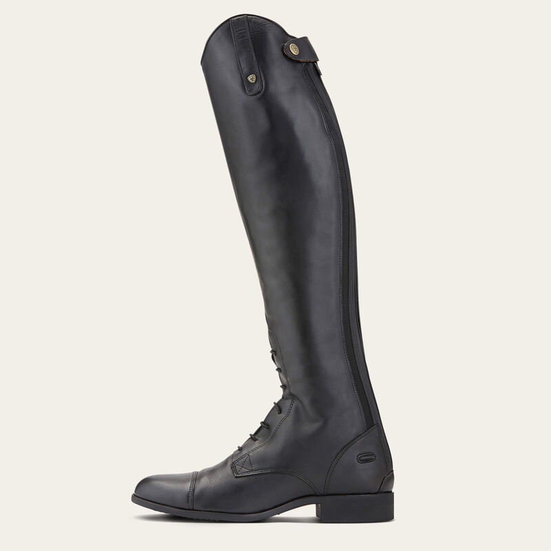 Ariat Mens Heritage Contour Field Zip Tall Riding Boot Black