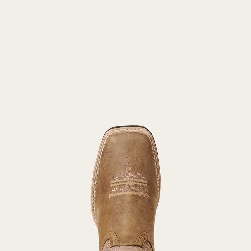 Ariat Womens Round Up Remuda Western Brown Bomber