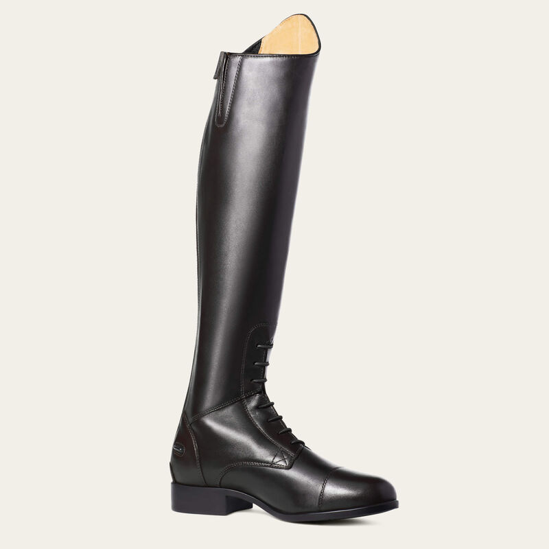 Ariat Womens Heritage Contour II Field Zip Tall Riding Boot Black