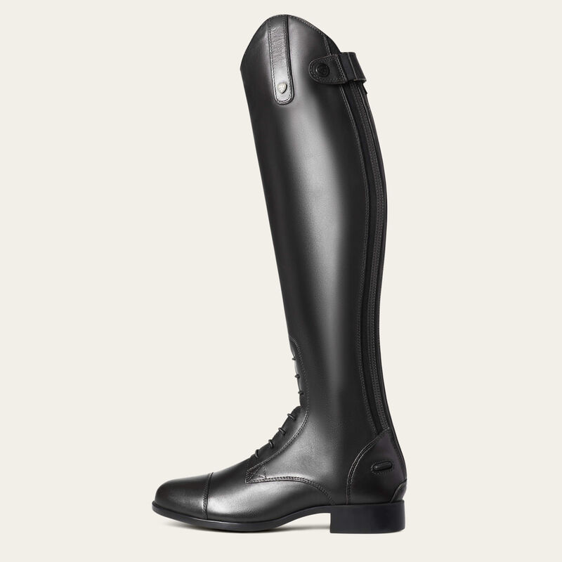 Ariat Womens Heritage Contour II Field Zip Tall Riding Boot Black