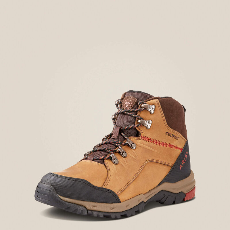 Ariat Mens Skyline Mid Waterproof Boot Distressed Brown