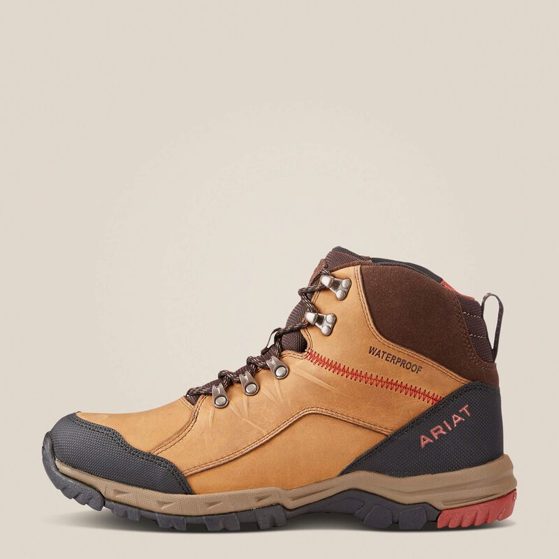 Ariat Mens Skyline Mid Waterproof Boot Distressed Brown