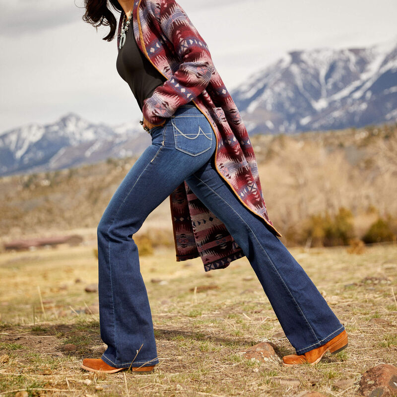 Ariat Womens Ultra Stretch Perfect Rise Katie Flare Jean Maya