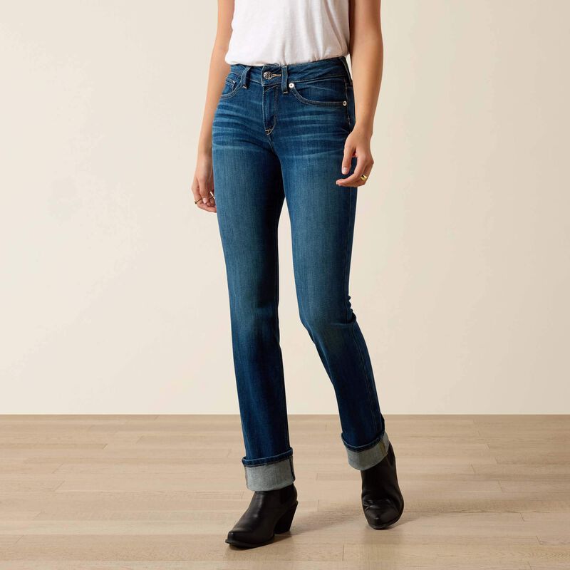 Ariat Womens R.E.A.L. Perfect Rise Abby Straight Jean Mackenzie