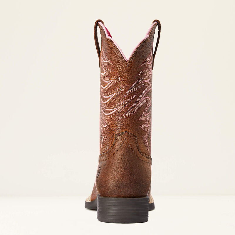 Ariat Youth Firecatcher Western Rowdy Brown