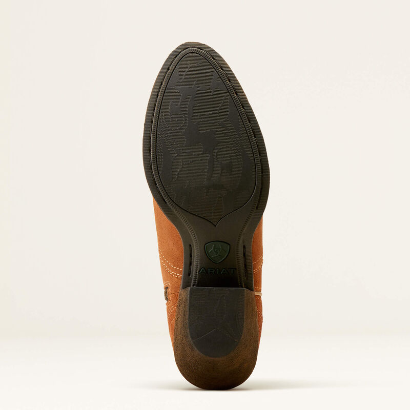 Ariat Womens Harlan Western Boot Walnut Suede