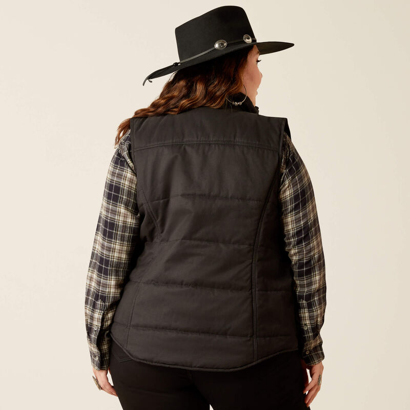 Ariat Womens Grizzly Quilted Vest Black