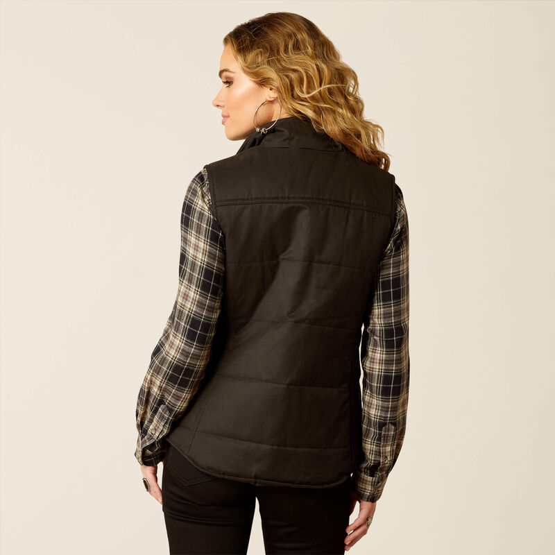 Ariat Womens Grizzly Quilted Vest Black