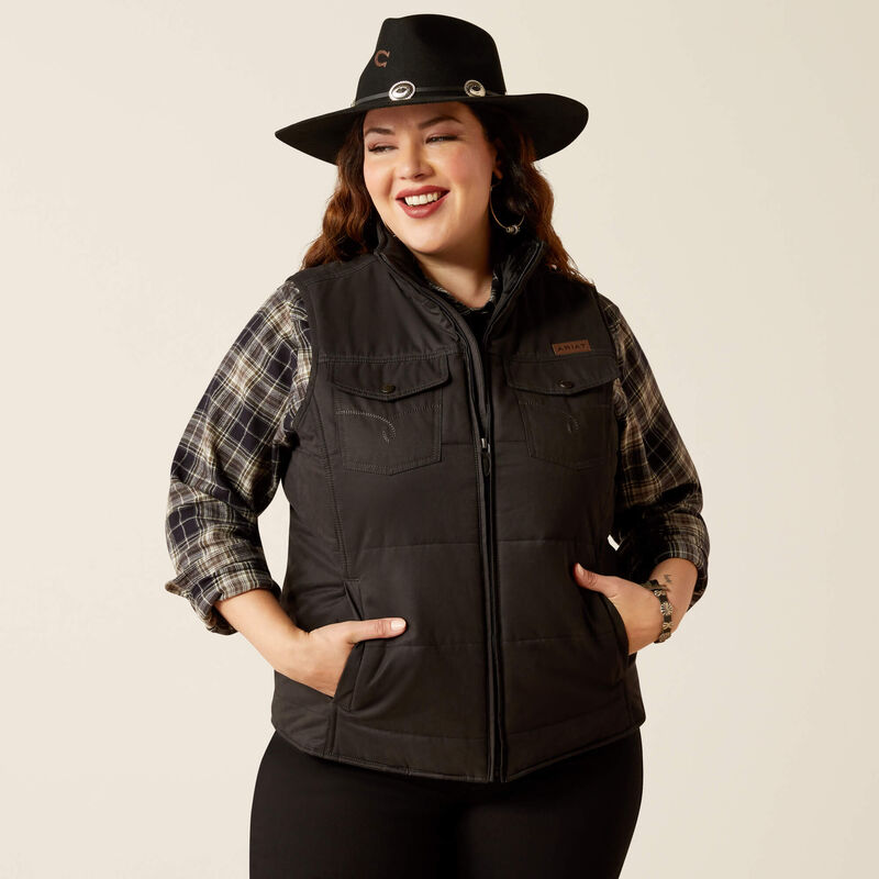 Ariat Womens Grizzly Quilted Vest Black