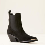 Ariat Womens Shiloh Bootie Distressed Black Suede