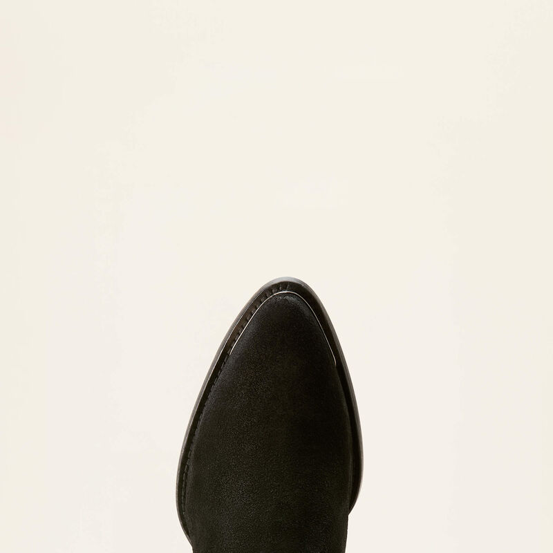 Ariat Womens Shiloh Bootie Distressed Black Suede