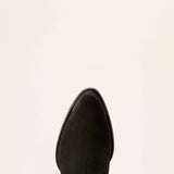 Ariat Womens Shiloh Bootie Distressed Black Suede