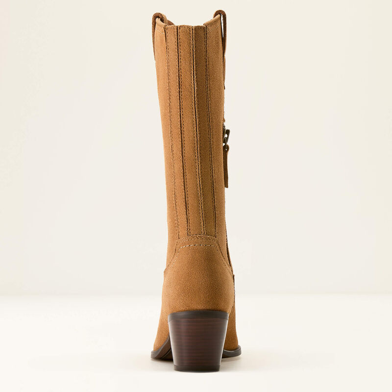 Ariat Womens Addison Boot Caramel Suede