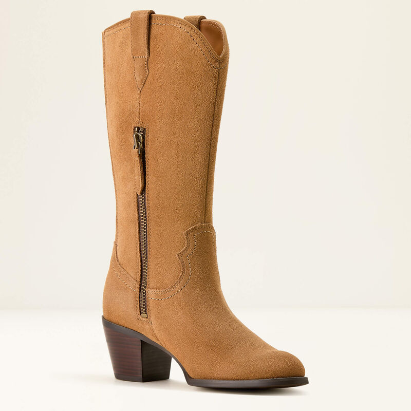 Ariat Womens Addison Boot Caramel Suede