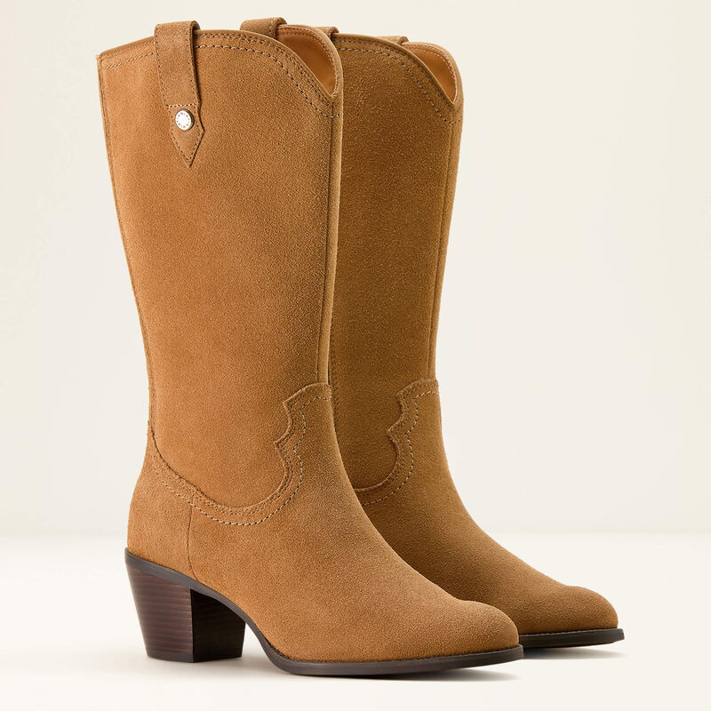 Ariat Womens Addison Boot Caramel Suede
