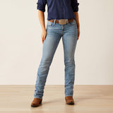 Ariat Womens Perfect Rise Yara Straight Leg Jeans Oklahoma