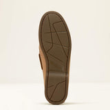 Ariat Womens Antigua Boat Shoe Natural Tan