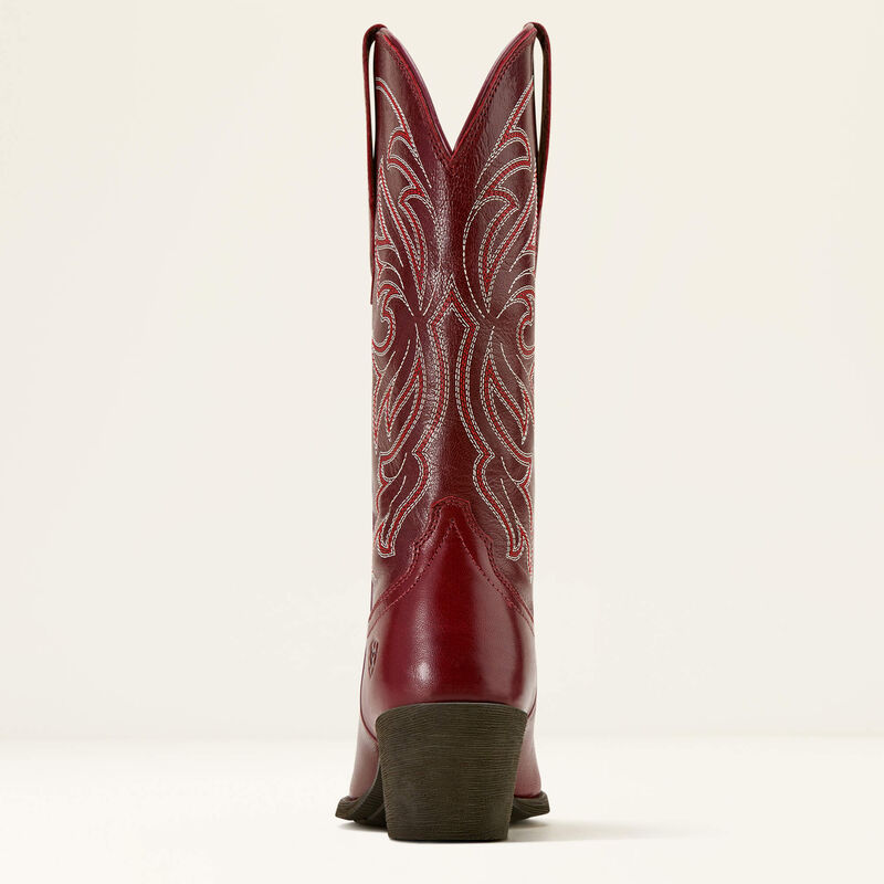 Ariat Womens Heritage J Toe Western Boot Sangria